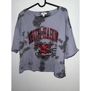 BP Nordstorm Keith Haring Skateboard Cropped T-shirt Size Medium